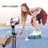 Portable camera tripod with wireless remote control and 360 ° rotation for video recording, video recording, and live streaming 4 Portable camera tripod with wireless remote control and 360 ° rotation for video recording, video recording, and live streaming 4