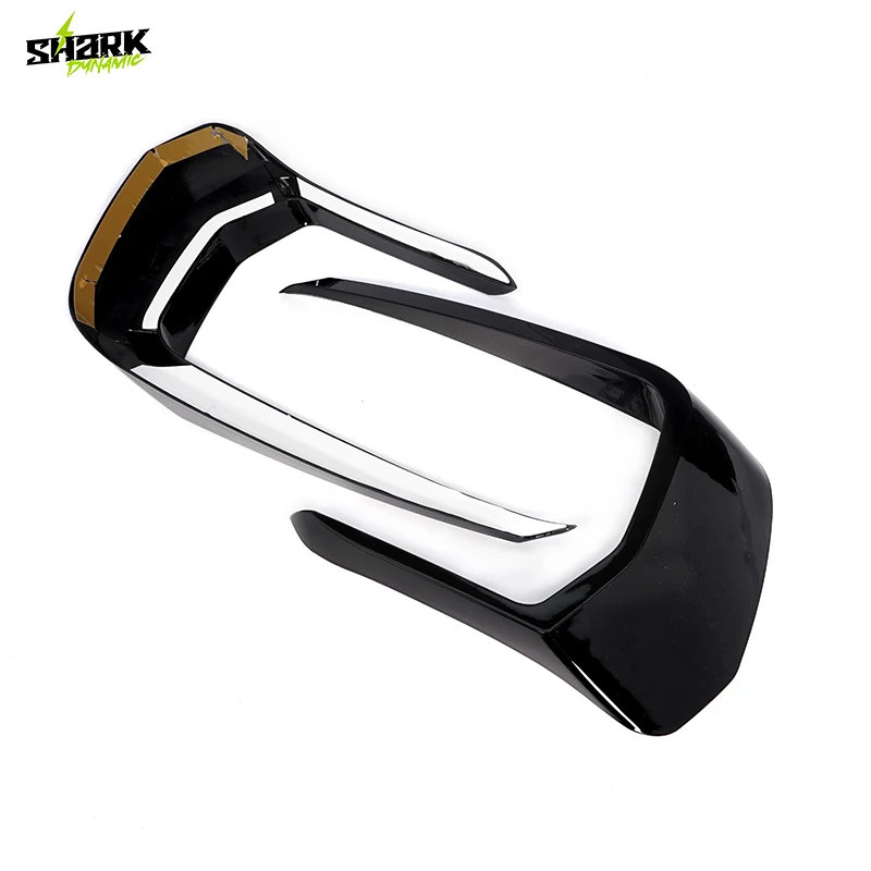 2Pcs/Set A Style Front Splitter Lip WITHOUT rador hole For VW T6.1 Transporter-Gloss Black