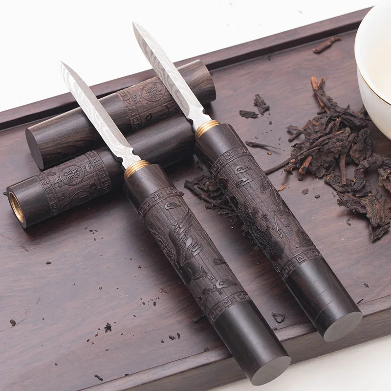Chinese Tea Knife Needle Yunnan Puer Knife Shu Shen Raw Puerh Tea Cake Pu Er Erh Cube Cutters Brick Tools Accessories