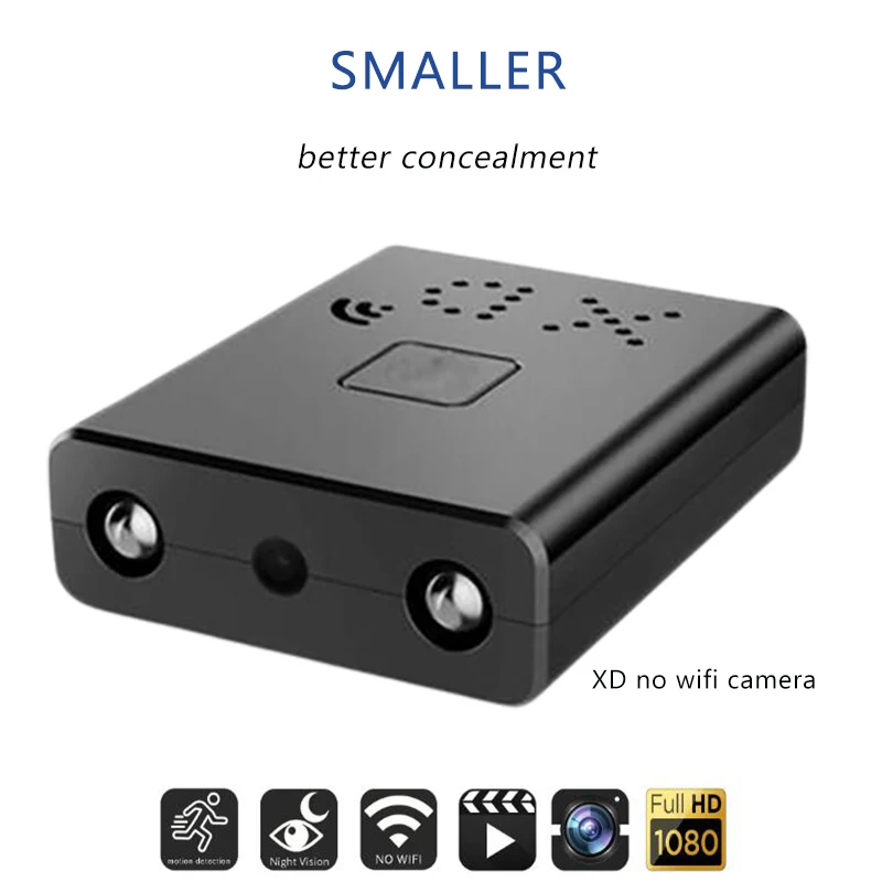 

XD Mini ip Cam 4K HD 1080P Night Vision Camera IR-CUT Motion Detection Security Camcorder HD Video Recorder
