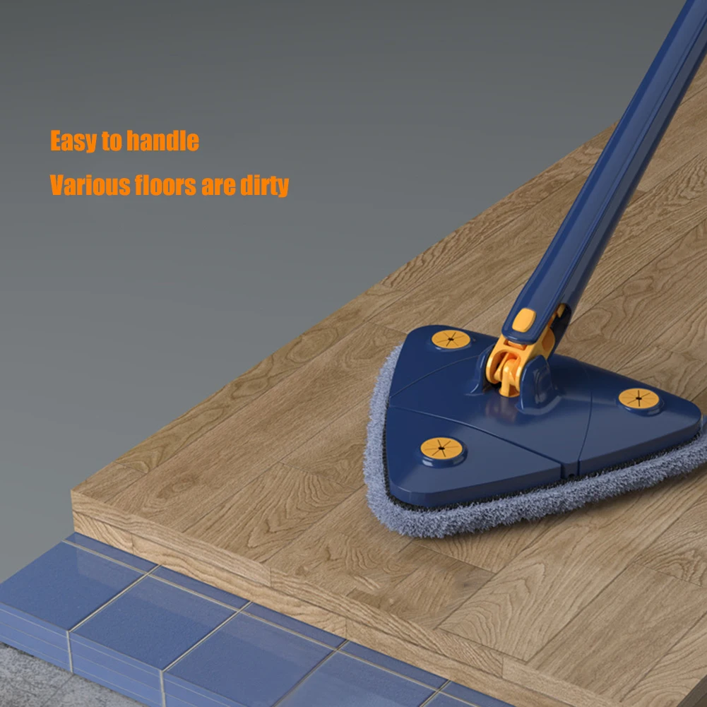 Serpillière Twist à Essorage Intégré - Microfibre, Manche Télescopique 72-115 Cm - Pour Sols Carrelés, Parquet