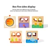 Montessori Wooden Sensory Toy Baby Shape Matching Color Cognition  Permanence Box Kid Music Stick Fine Motor Skill Education Toy 5