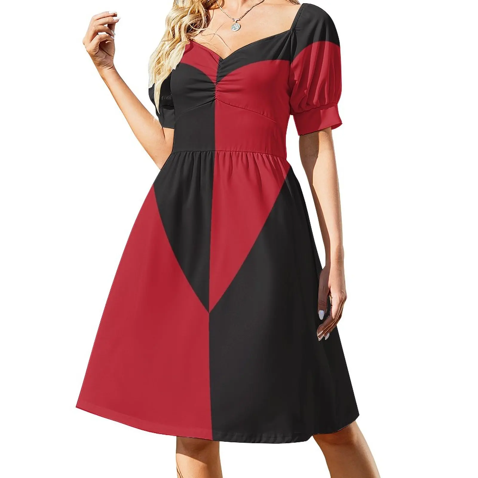 

Классическое платье без рукавов Queen of Hearts, женская одежда, трендовые женские вечерние платья 2024, одежда для женщин