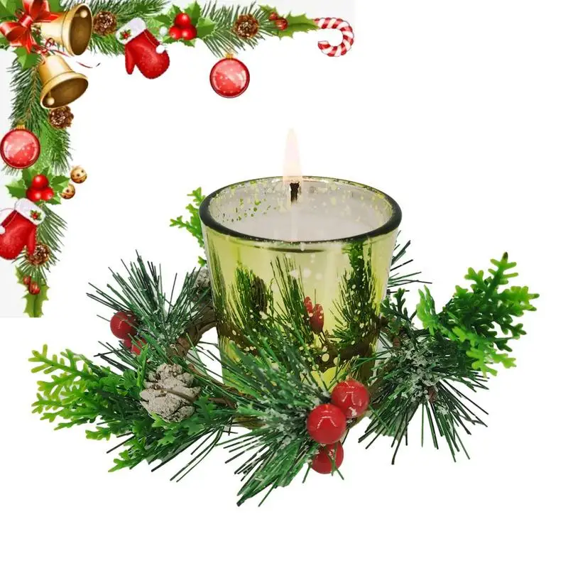

Christmas Tealight Candle Holders Christmas Centerpiece Candle Home Decor Create A Christmas Mood for Bedroom Dining Table