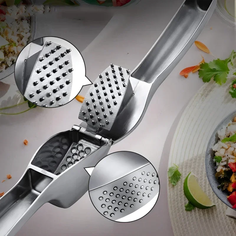 Garlic Press Crusher Vegetables Ginger Peanut Squeezer Masher Handheld  Ginger Mincer Tool Kitchen Accessories Gadgets gadgets