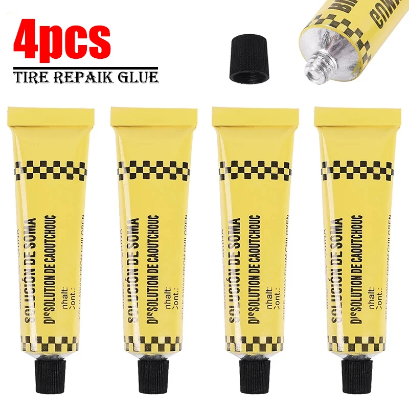 14PCSBicycleTireTyreTubePatchingGlueRubberCementAdhesive