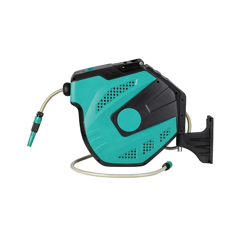 home garden retractable hose reel with soft 30m PVC water hose