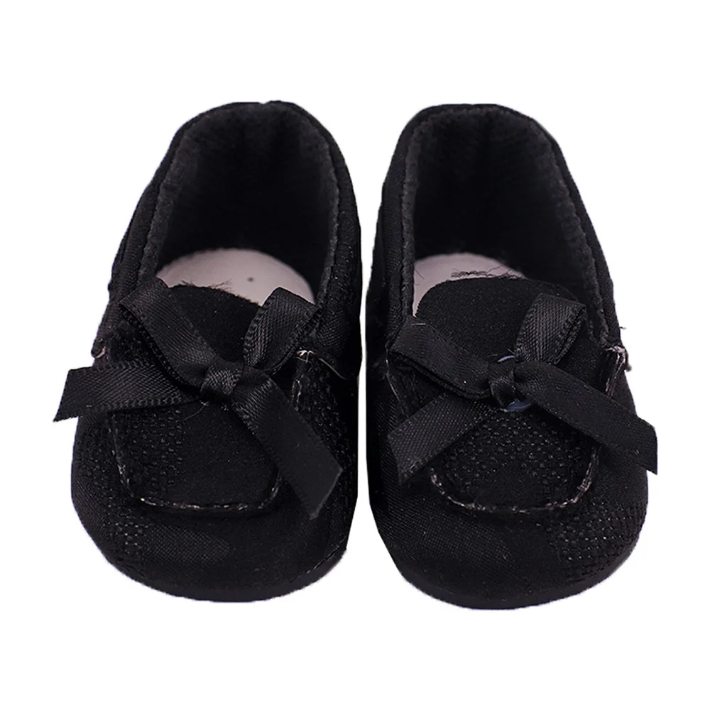 Suitable For 18 Inch Dolls, 43cm Doll Shoes, Sweet And Fashionable Lace Leather Shoes, Bow Leather Shoes, Children's Gifts