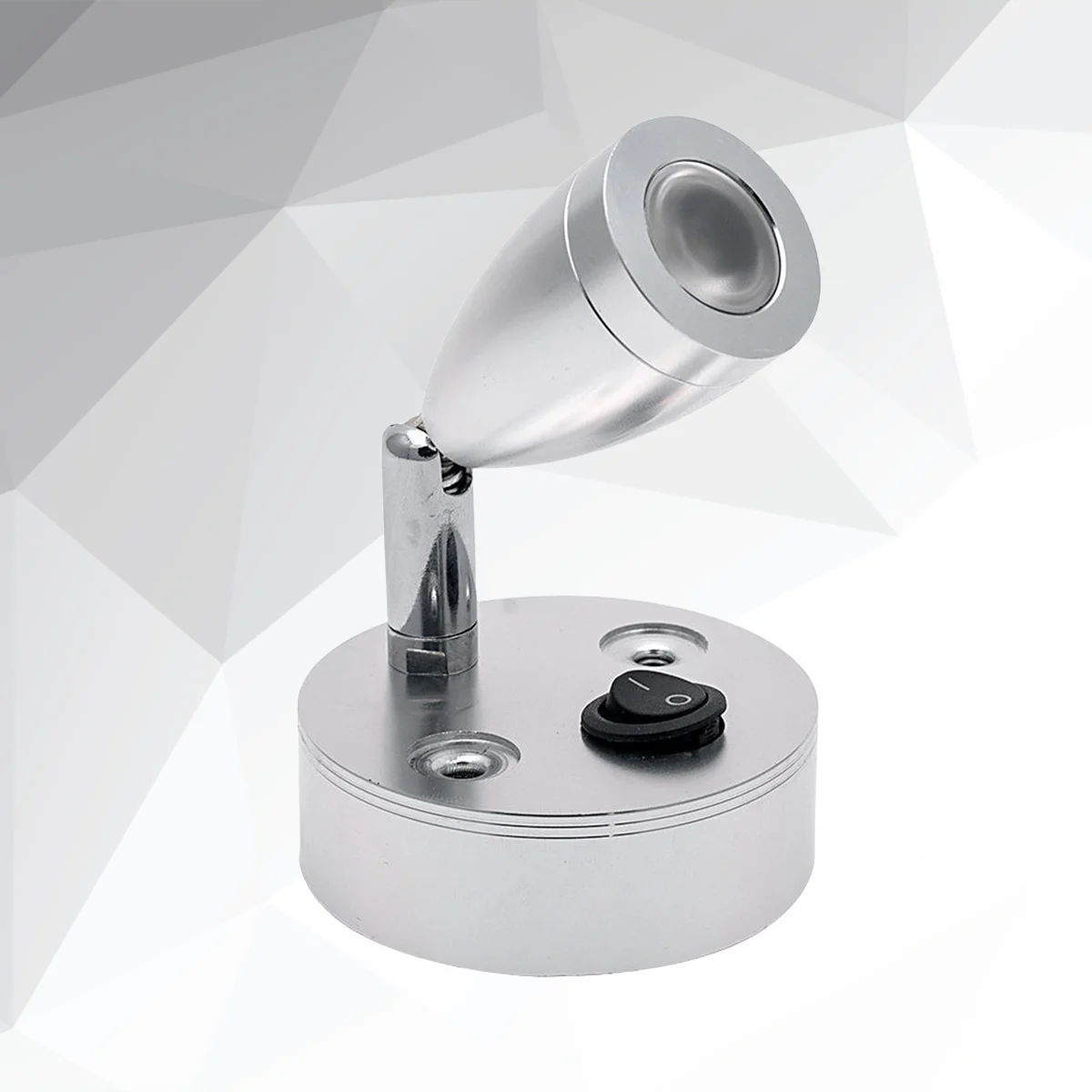 

Светодиодный лампы для чтения с абажуром из матового никеля, теплое освещение, Табличные огни для домов на колесах, жилых автофургонов и морских помещений, 3000K, 3 Вт, 12 В