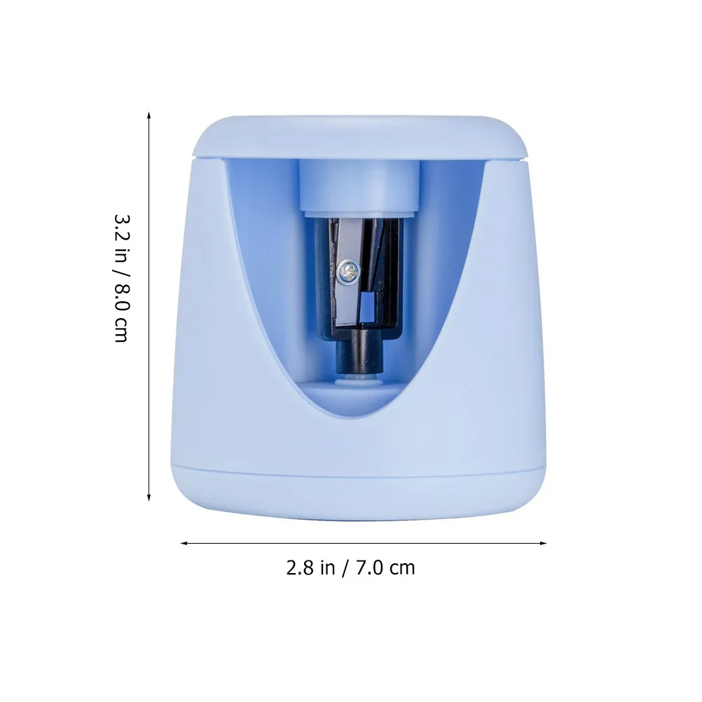 자동 연필깎이 학생용 전동 연필깎이 학교 문구 용품 수직 휴대용 플라스틱 자동 연필깎이