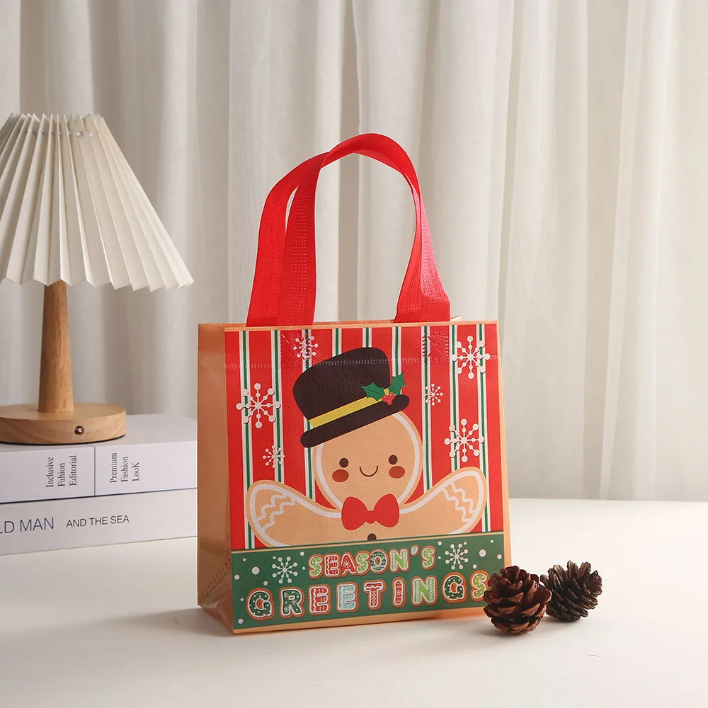 Christmas Gift Bags Non-woven Gifts Bag Cartoon Santa