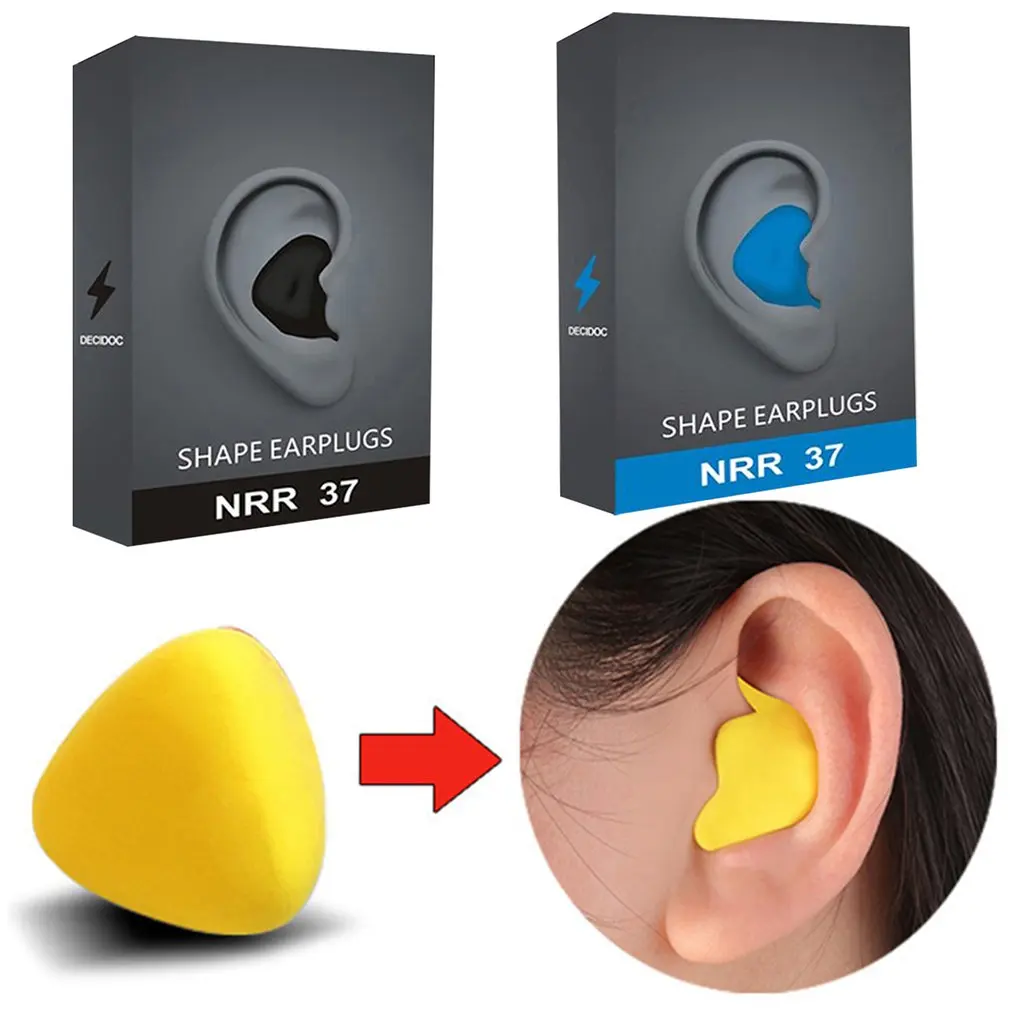 1 Pair of Design Ear Plugs Noise Blocking Soundproof Ear Plugs Ear