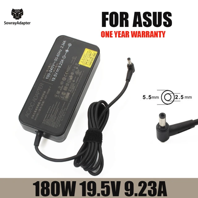 19V 9.5A 5.5*2.5mm 180W laptop ac Adapter Power Charger for Asus G75V G55VW  G75VW ROG G750 G750JM power supply - AliExpress