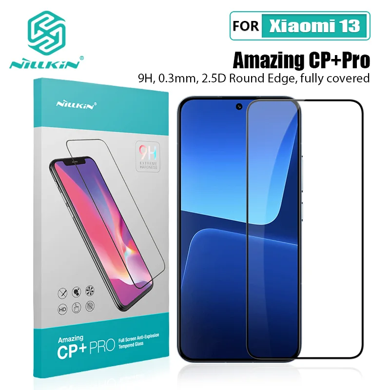 

For Xiaomi 13 Screen Protector NILLKIN CP+Pro /H+Pro Explosion-proof Tempered Glass For Xiaomi Mi 13 Glass