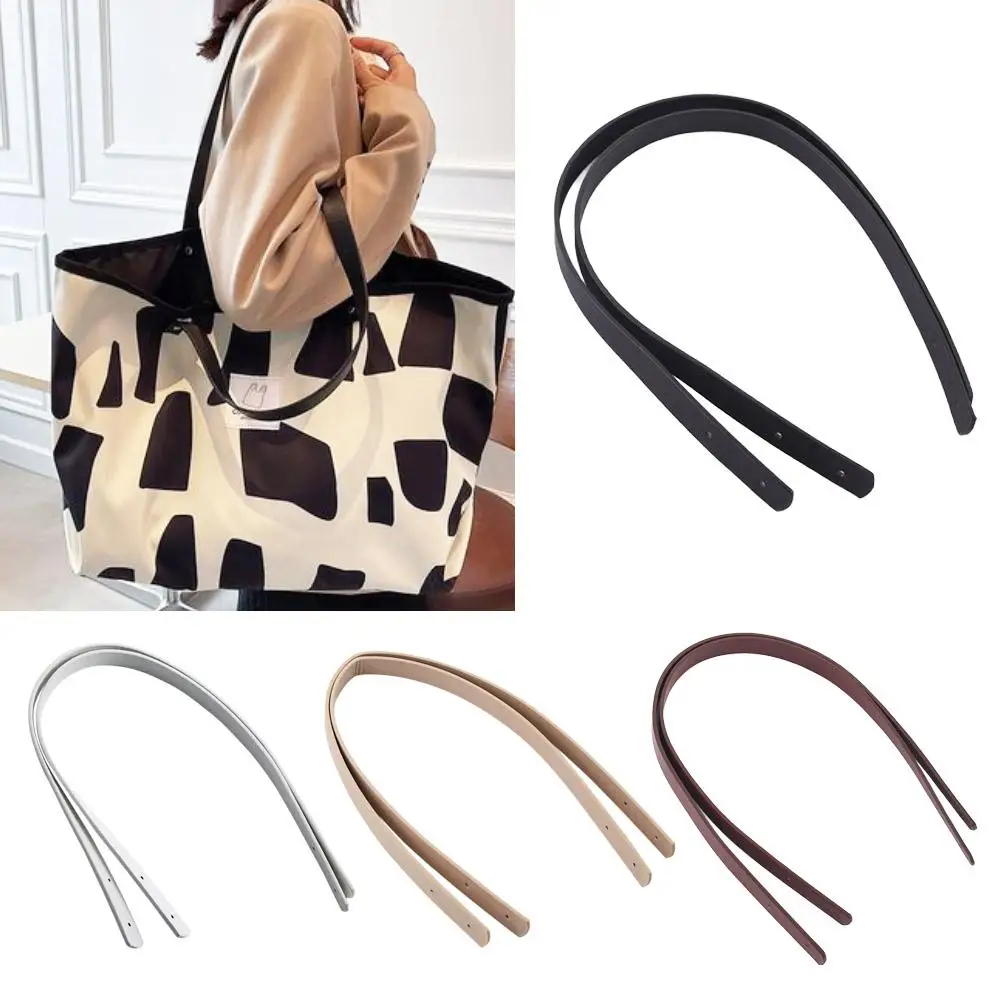 2Pcs 60cm Tote Handbag Shoulder Bag Strap Belt PU Leather Handle