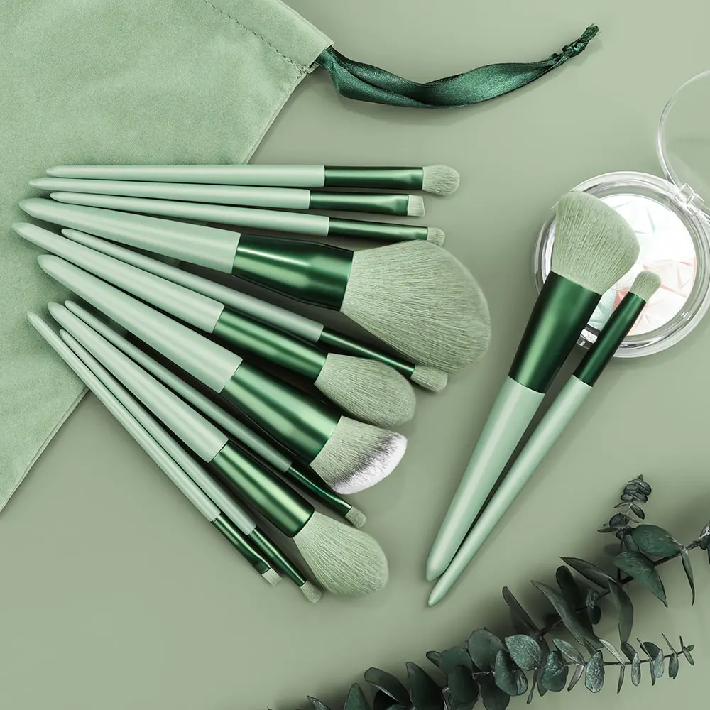 13pcs Makeup Brushes Soft and fluffy Concealer brush Exquisite and meticulous Women Cosmetic Brush Powder Blending Beauty Tools