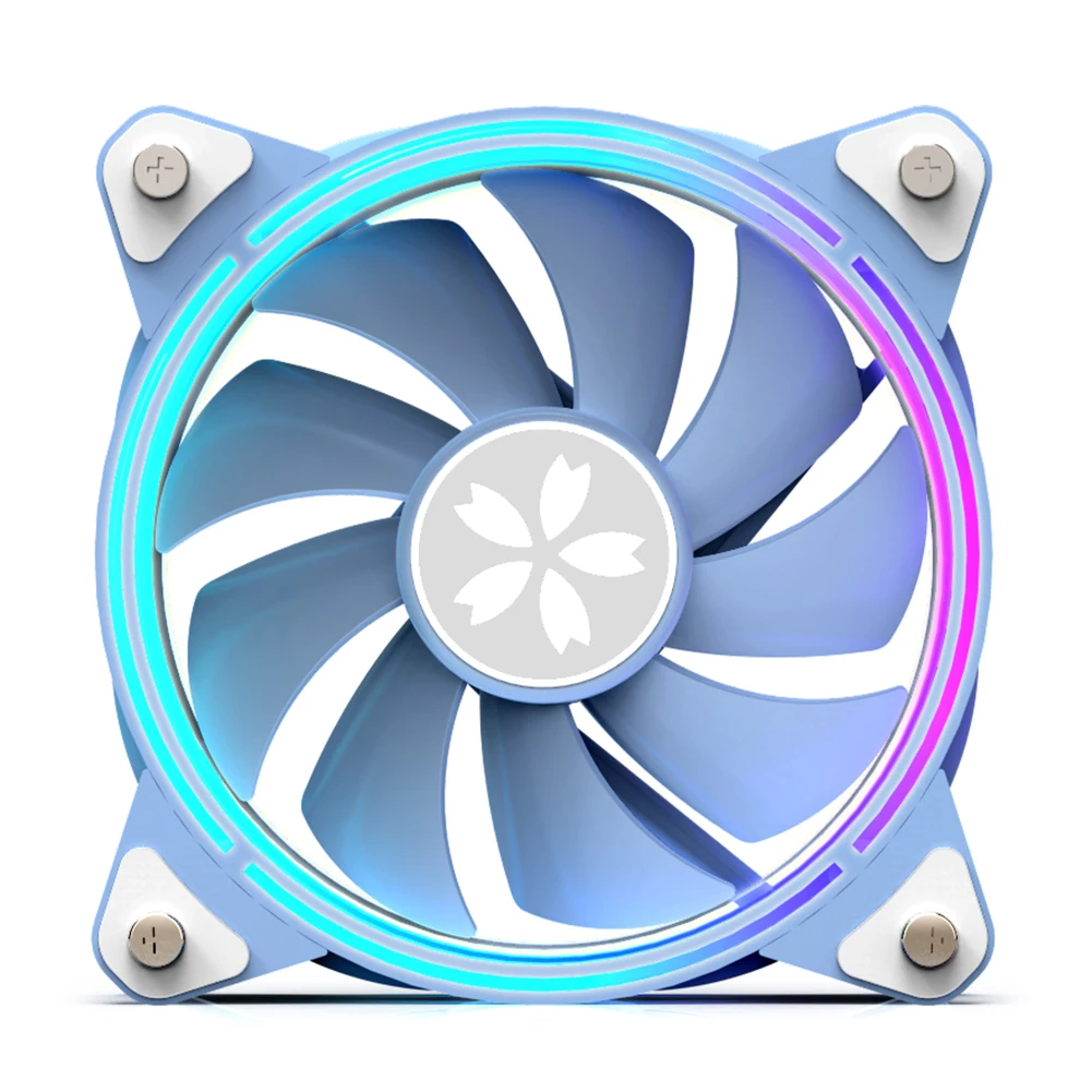 Yeston ZEAGINAL ARGB CPU 냉각 쿨러 선풍기, 4 핀 PWM PC 케이스 방열판 라디에이터