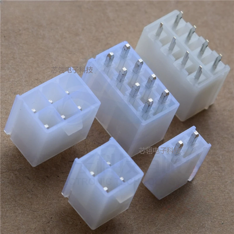 5557 5569 5566 더블 로우 핀 소켓, MX4.2 mm 스트레이트 핀 소켓, 2P4P6P8P10P-20P 커넥터, 10 개