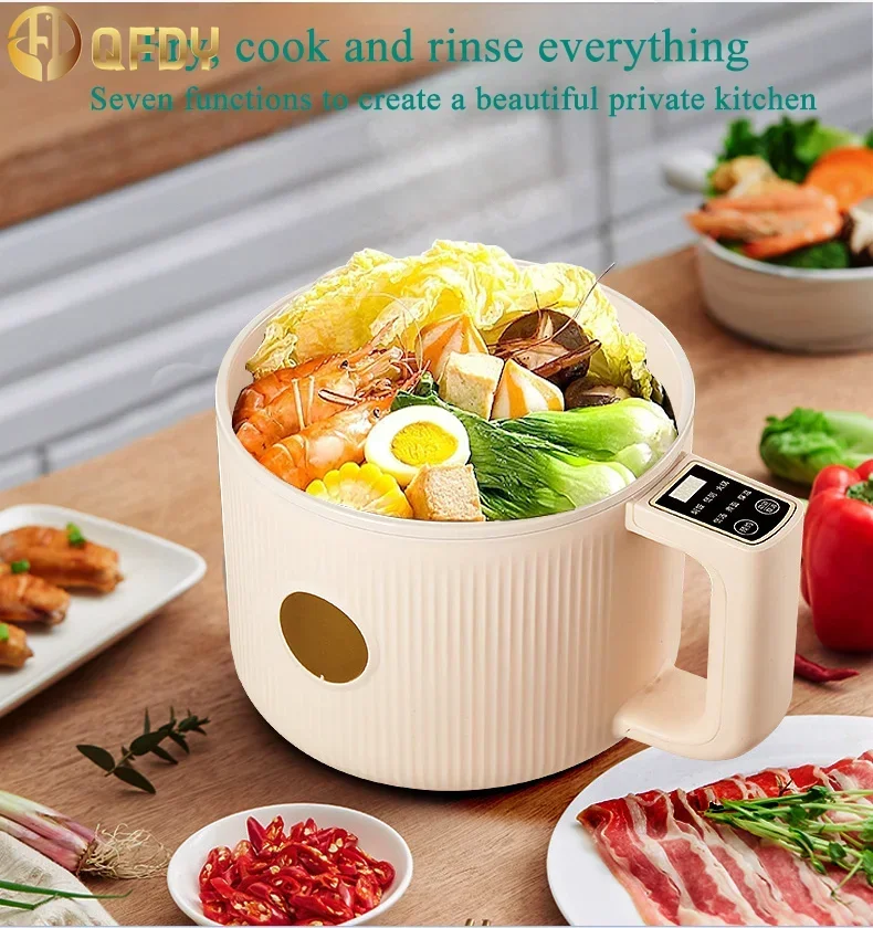 Automatic small electric cooker Multi-functional electric cooker small rice Small mini hot pot 1-2 people use