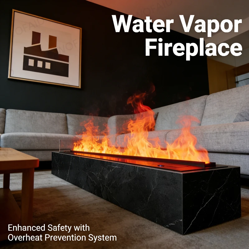 เตาผิงไฟฟ้า 3 มิติ พร้อมเปลวไฟ LED สีสันสดใส พร้อมฟังก์ชั่นเพิ่มความชื้นในอากาศ ควบคุมด้วยรีโมท ตั้งเวลาปิดอัตโนมัติ 1