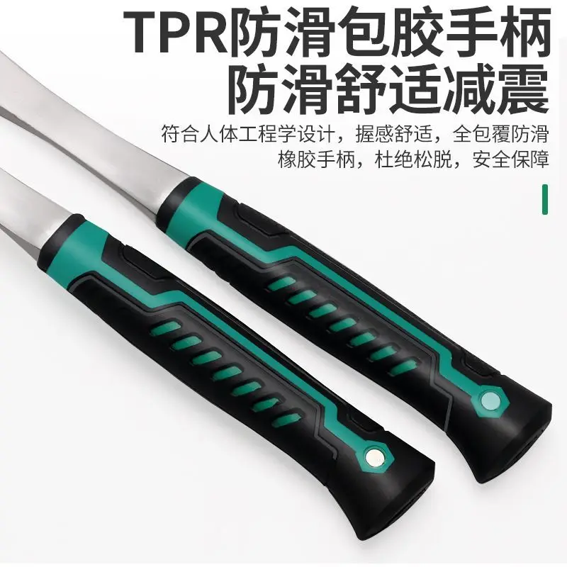 Mud hammer, geological hammer, professional exploration pointed flat head, professional geological and mining tools
