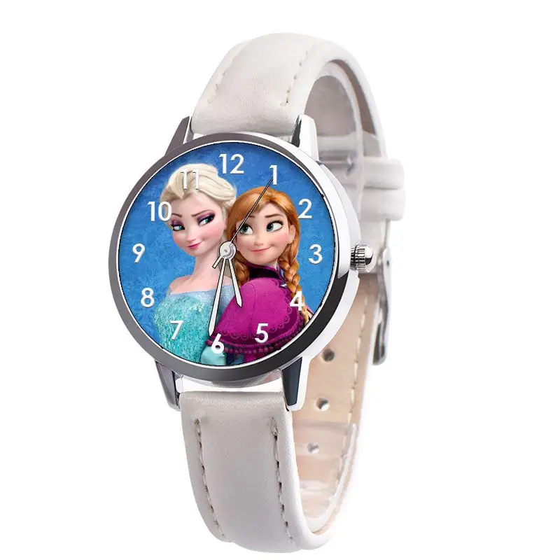 Disney Frozen Snow Princess Elsa Kids Watches Girls Children Watch Boys Gift Clock Women Sport Wrist Relogio Feminino 5