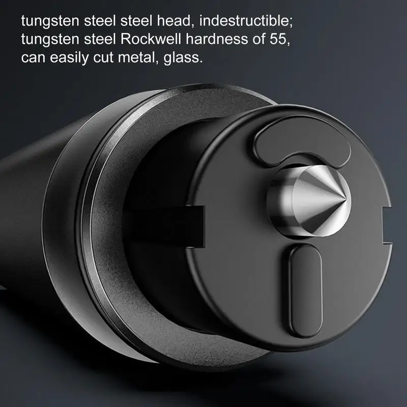 

Safe Hammer Glass Breaker Seat Belt Cutter Window Punch Rescue Tool Car Glass Breaker With Spring Design Rescue Hammer For Car