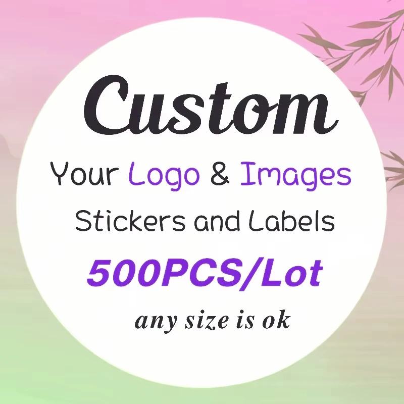 500PCS Stickers and Wedding Baptism Stickers Design Your Own Sticker Personalize label