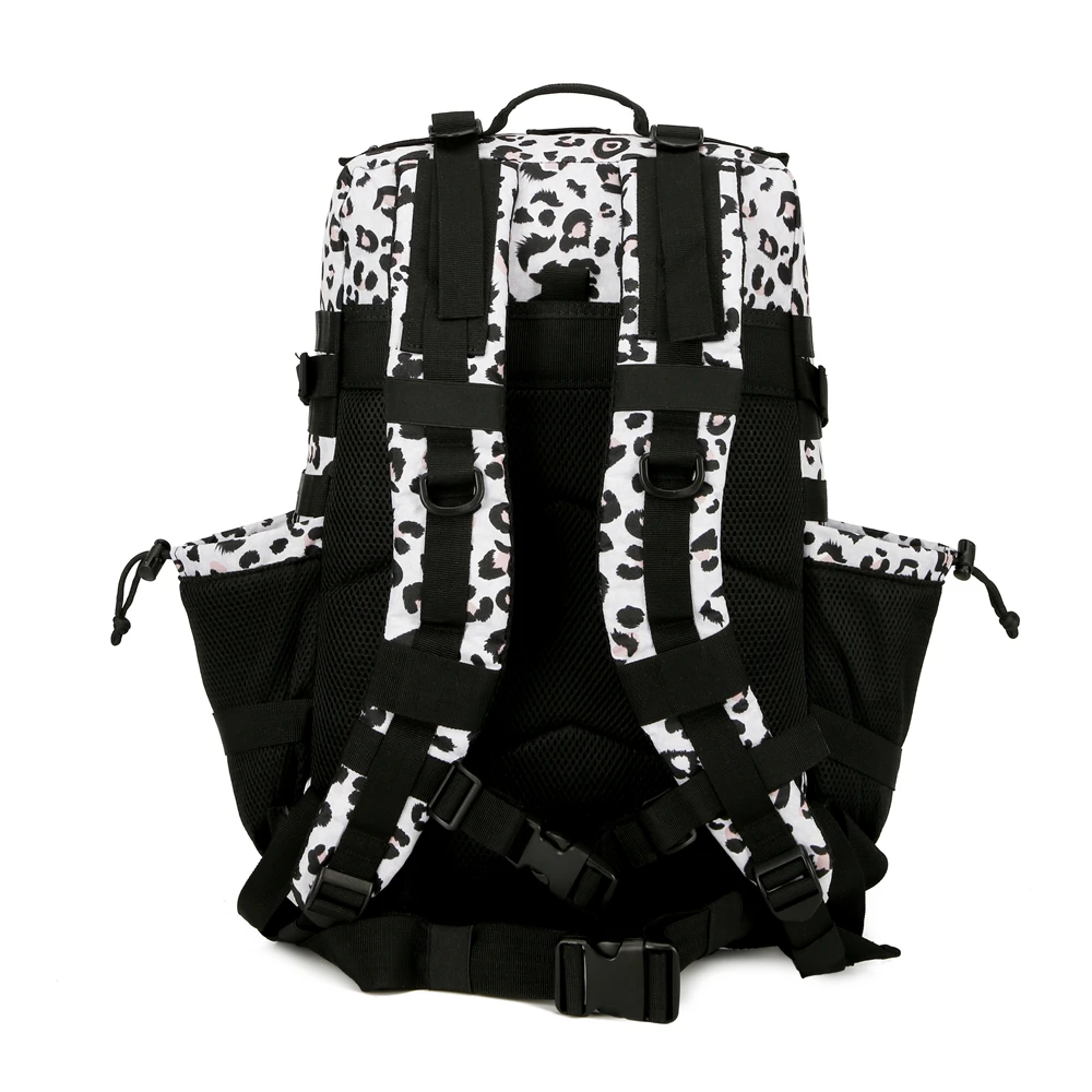 LHI Militaire Tactische Rugzak voor Heren en Dames 45L Grote waterdichte Rugzak voor School, Wandelen, Trekking, Jacht - Grijs blauw camouflage