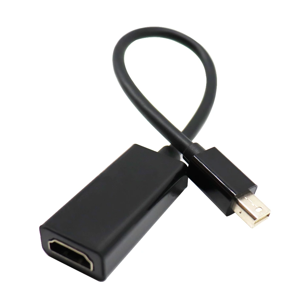 1080P Mini Display Port HDMI-compatible Converter  Mini DP Display Port To HDMI-compatible Adapter Cable for Macbook Pro