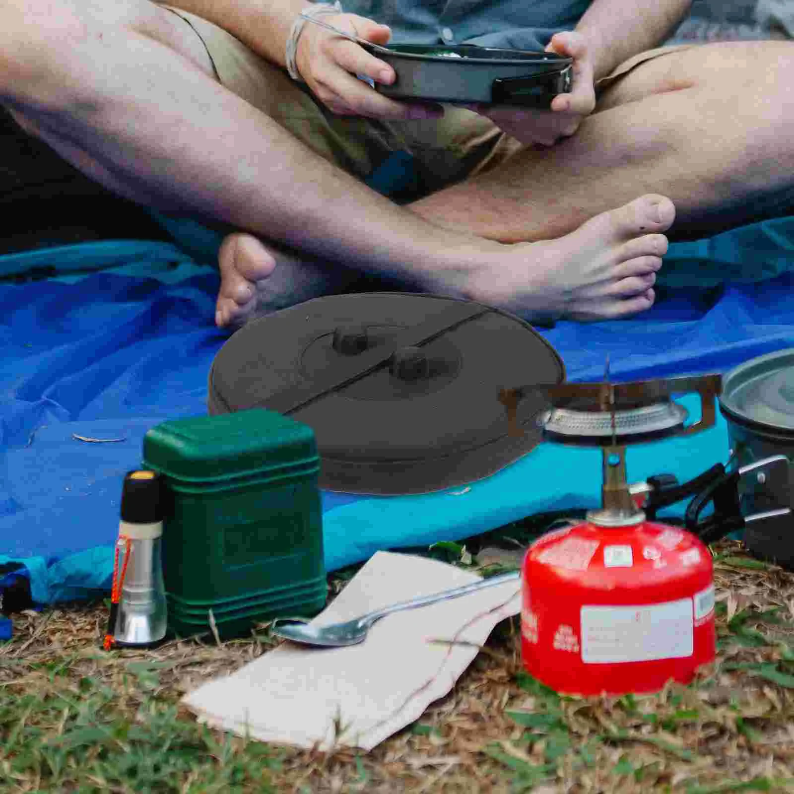 Outdoor Home Sponge Cushion Folding Telescopic Stool Storage Travel Waterproof Oxford Cloth Seat Chair Accessories 2
