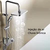 2024 NEW Upgrade Bathroom Shower Set with LED Display Piano Keys Bath Shower Rain Shower Complete Bathroom Accessories Brass 2