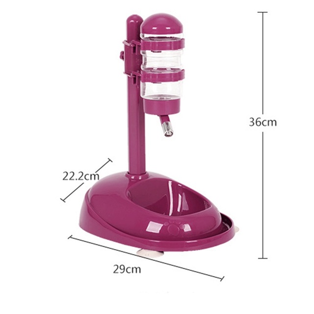 Drinker Not Wet Mouth Hanging Pet 300ml Auto Water Fountain Feeder Puppy Cat Food Waterer Bowl Vertical Kettle Dispenser