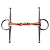Stainless Steel full cheek Bit Horse Bit Gag eggbutt bit Snaffle Bite 125/127/130/135mm Mouthpiece Training Equestrian Equipment 4