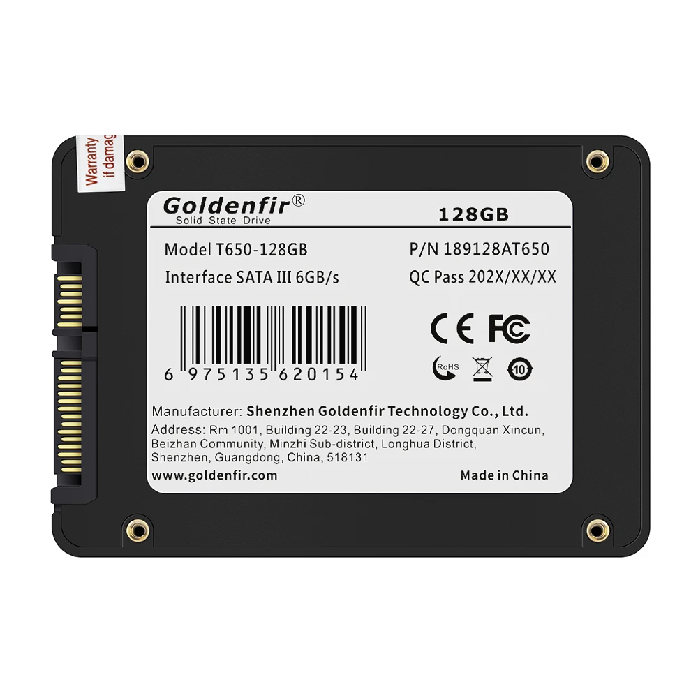 Goldenfir SATA SSD 256GB 2.5インチ 2個セット