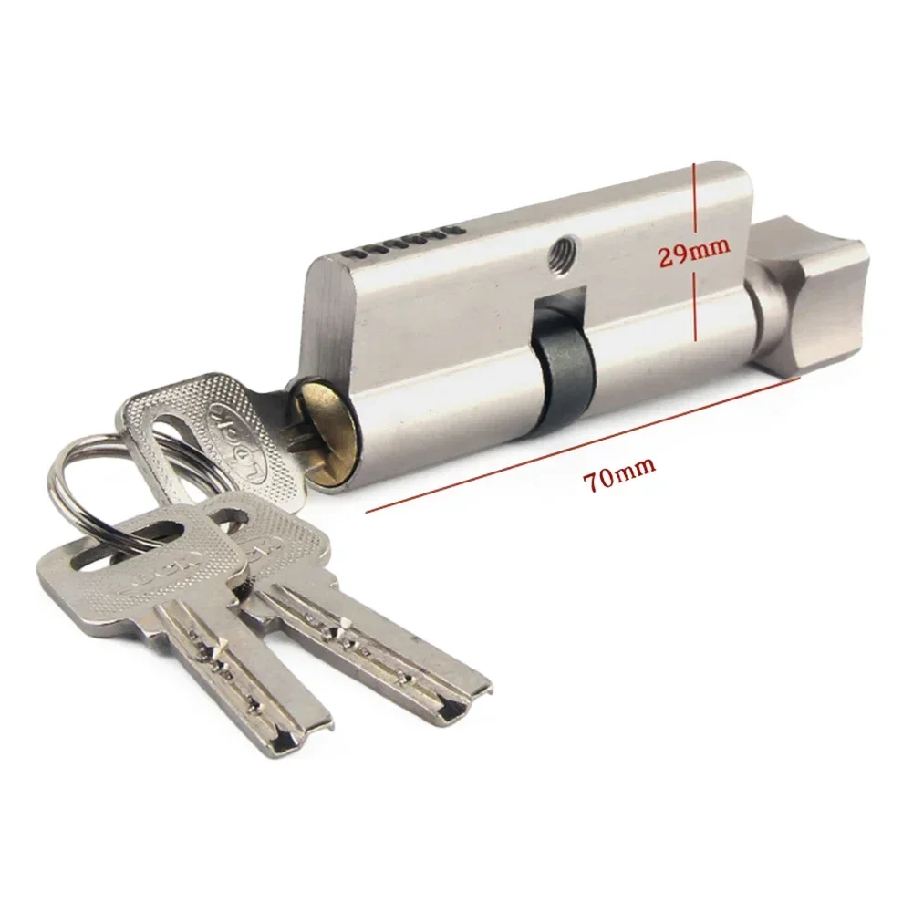 door lock cylinder Door Lock Cylinder Indoor Wooden Door Locks Cylinder Entrance-Cylinder Lock 3 Keys Universal-Cylinder NEW