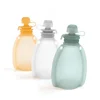 120ML Bpa Free Refillable Silicone Baby Food Bags Reusable Squeeze Storage Containers for Toddlers Kids Bpa Free 6