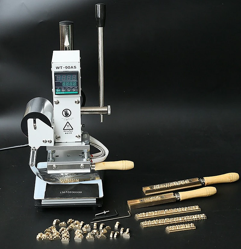 BronzingHandleidingEmbossingMachineDigitaleLeerHoutPvcPapier