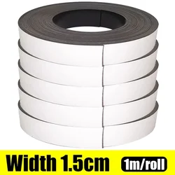 Flexible Self - Adhesive Magnetic Tape - 12M- (12 rolls) (Width 1.5cm)
