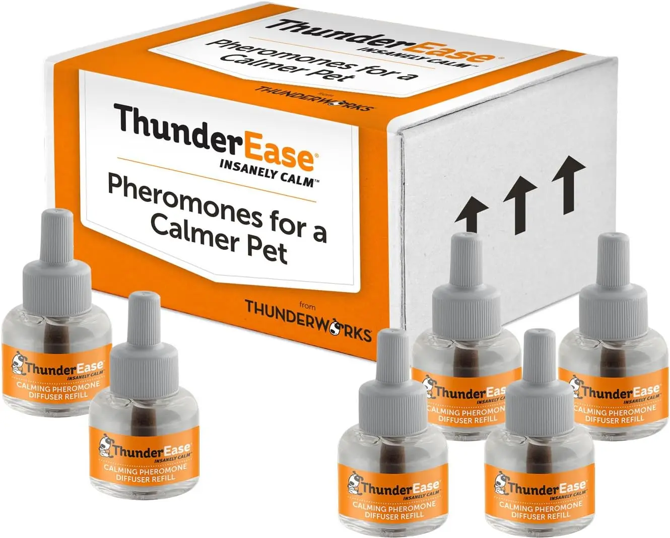 Dog Calming Pheromone Diffuser Refill Powered by ADAPTIL Vet Recommended to Relieve Separation Anxiety, Stress B