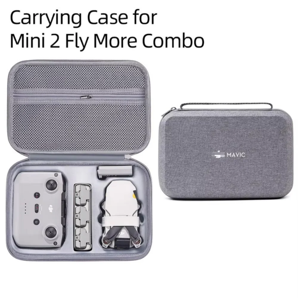 Drone Accessories Storage Carry Bag for DJI Mini 2/Mini 2 SE/MINI 4K Drone Battery Remote Control Box Protective Portable Handbag Accessories