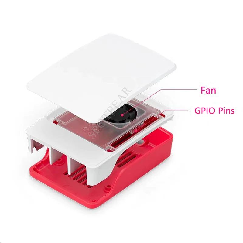 

Raspberry Pi5 Official Original Case PWM FAN For Raspberry Pi 5