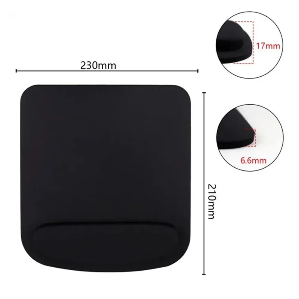 Computer game mouse pad, ergonomic mouse pad, wrist pad, solid-color comfortable mouse pad, office accessories