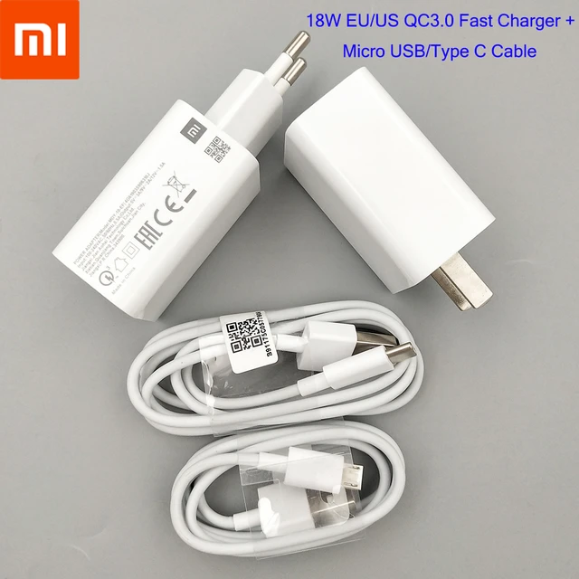 Cable de carga para cargador original Xiaomi Mi MDY-09-EW 2A cable cargador  rápido Redmi