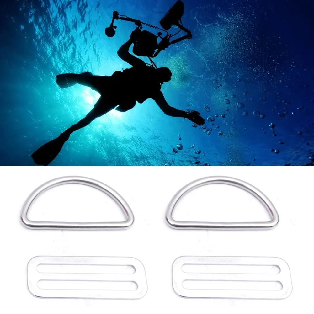 StainlessSteelScubaDivingBeltDivingDRingBucklebingBelt