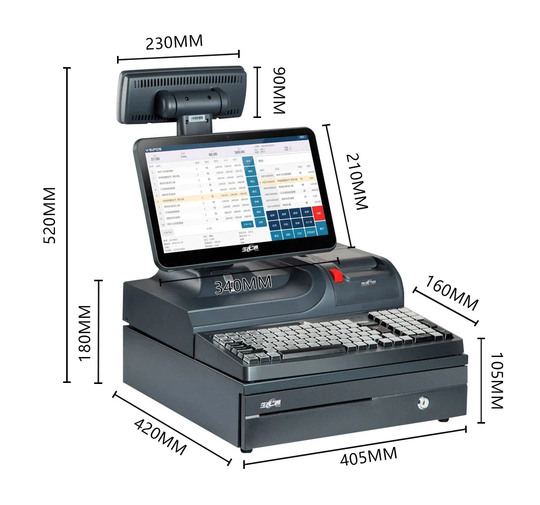EPOS Systems POS Terminal Cash Register All in One POS Systems