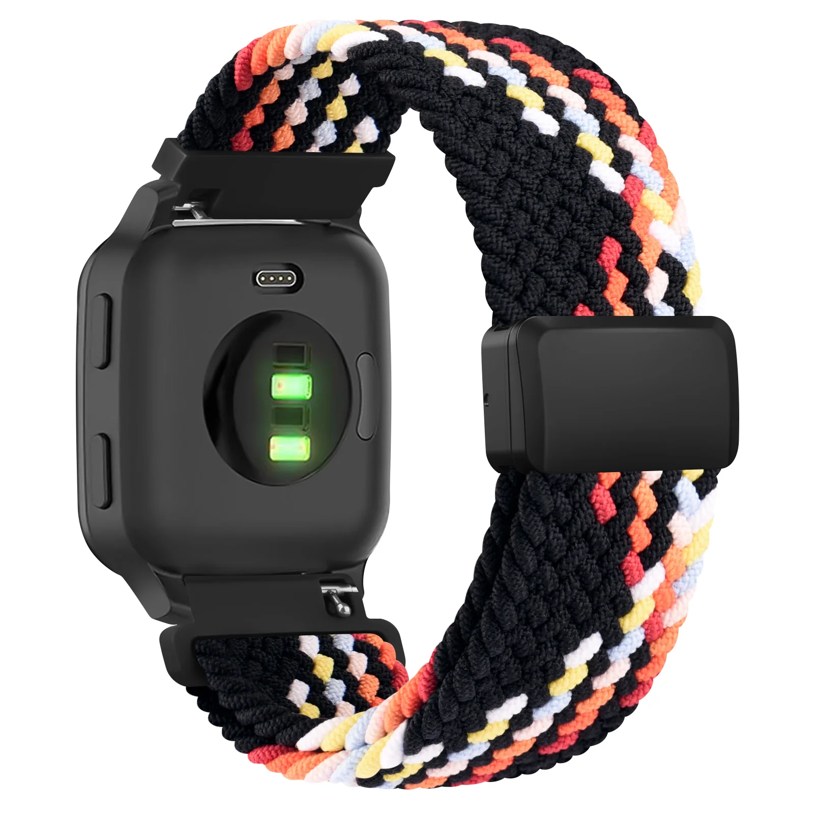 Braided Solo Loop Wristband for Garmin Smartwatches, 20mm Strap