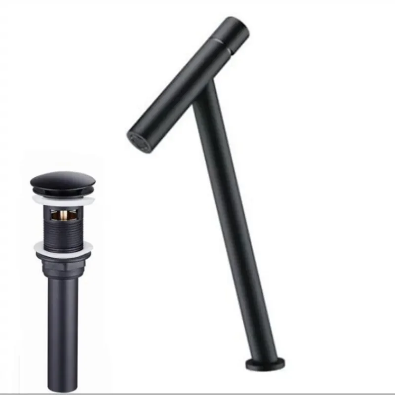 Rose Gold Basin Faucet Hot&Cold Sink Mixer Bathroom Tap Brass /Mixer Black Crane Wash