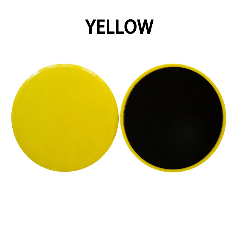Solid Color Yoga Sliding Discs for Core Fitness and Body Shaping
