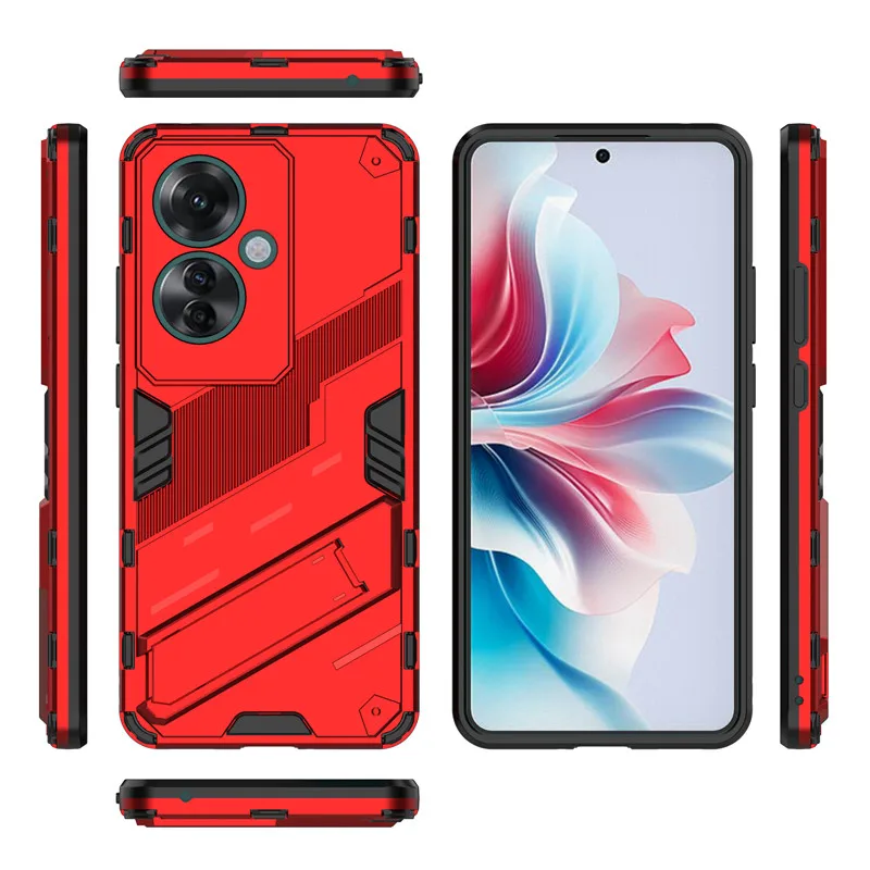 Topme Custodia Per OPPO Reno11 F 5G / Reno 11F 5G – Cover In TPU Con Effetto Pelle E Dettaglio Metallico – Colore Zaffiro, Resistente Agli Urti - 5